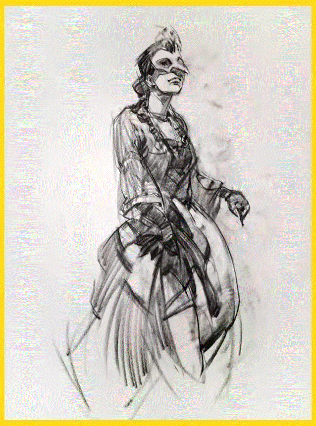 大师笔下的人体动态速写,人体,动态,上方,加拿大,插画师,蒙特利尔,BioWare,生化奇兵,BenLo,创造性