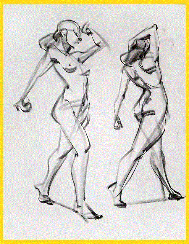大师笔下的人体动态速写,人体,动态,上方,加拿大,插画师,蒙特利尔,BioWare,生化奇兵,BenLo,创造性