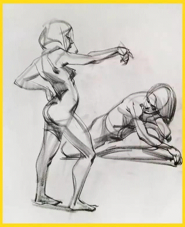 大师笔下的人体动态速写,人体,动态,上方,加拿大,插画师,蒙特利尔,BioWare,生化奇兵,BenLo,创造性