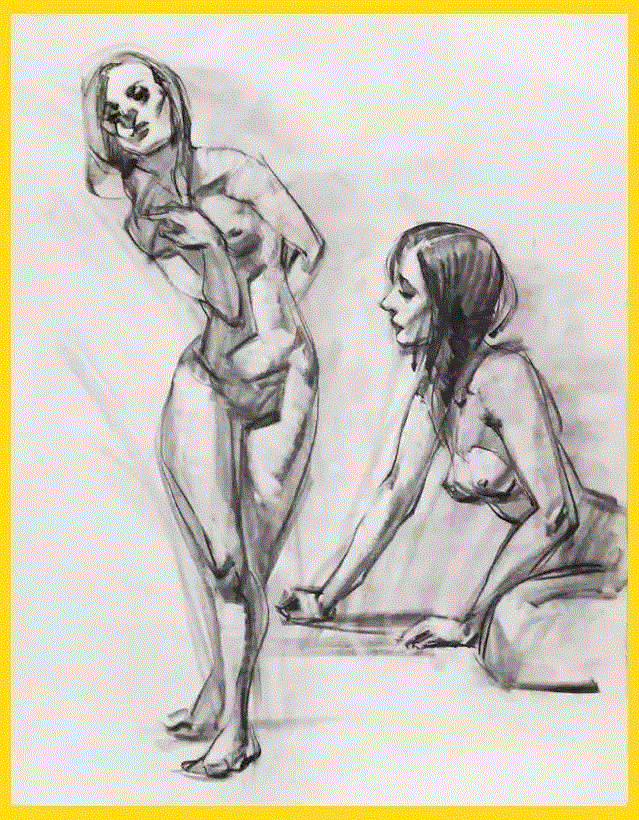 大师笔下的人体动态速写,人体,动态,上方,加拿大,插画师,蒙特利尔,BioWare,生化奇兵,BenLo,创造性
