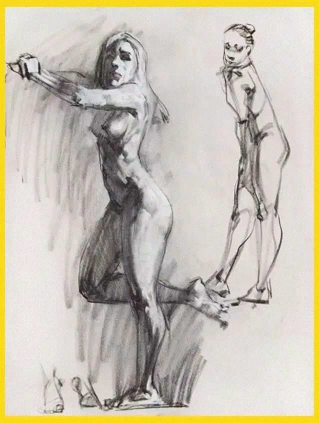 大师笔下的人体动态速写,人体,动态,上方,加拿大,插画师,蒙特利尔,BioWare,生化奇兵,BenLo,创造性