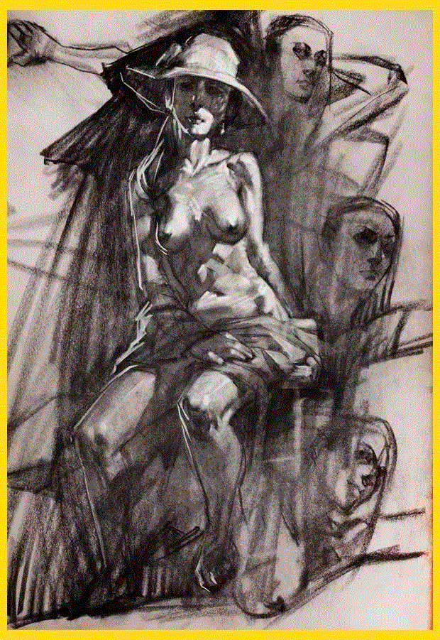 大师笔下的人体动态速写,人体,动态,上方,加拿大,插画师,蒙特利尔,BioWare,生化奇兵,BenLo,创造性