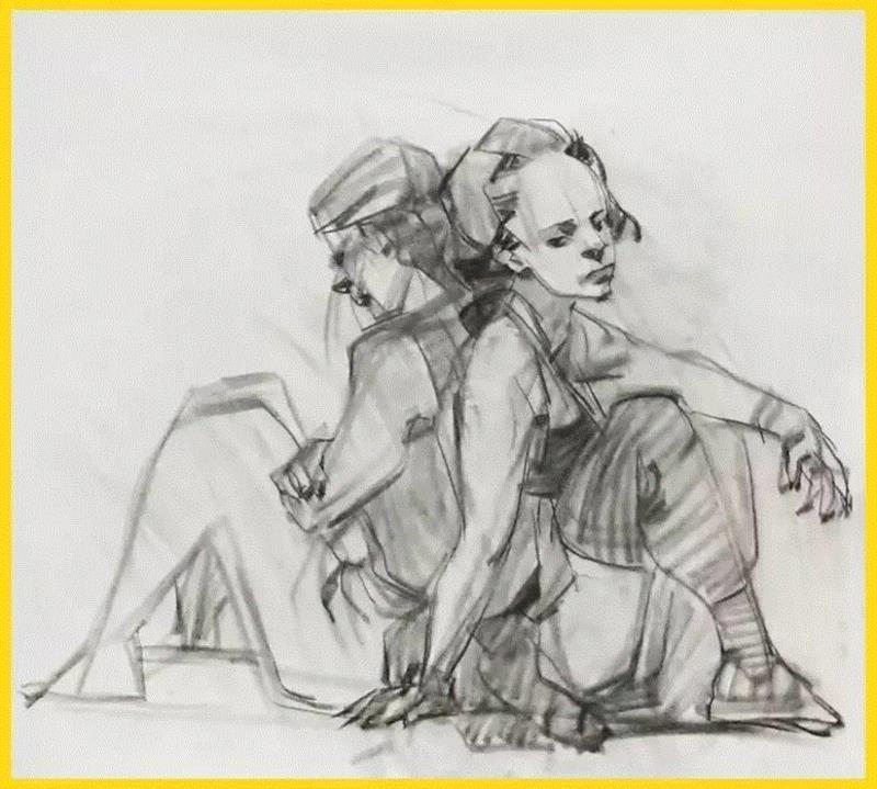 大师笔下的人体动态速写,人体,动态,上方,加拿大,插画师,蒙特利尔,BioWare,生化奇兵,BenLo,创造性