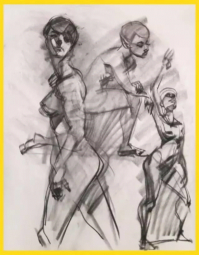 大师笔下的人体动态速写,人体,动态,上方,加拿大,插画师,蒙特利尔,BioWare,生化奇兵,BenLo,创造性