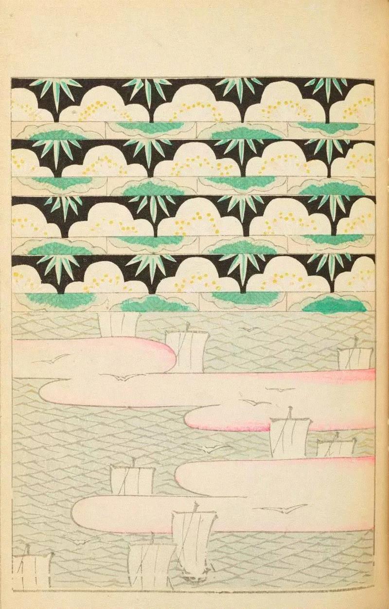 100多年前的日本设计杂志竟然可以美成这样,日本,当今,上方,美術海,设计师,画师,Korin,Furuya,扉页,小编
