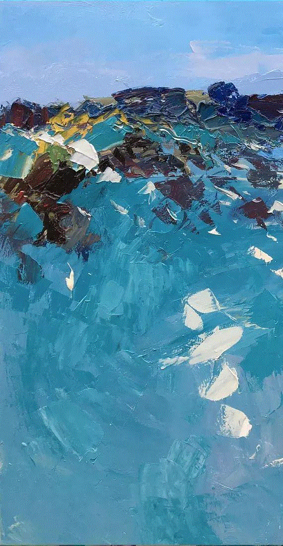 美!肌理与色彩的碰撞!,肌理,油画,Agostino,创造性,意大利,技巧,大自然,绘画,海景,Veroni