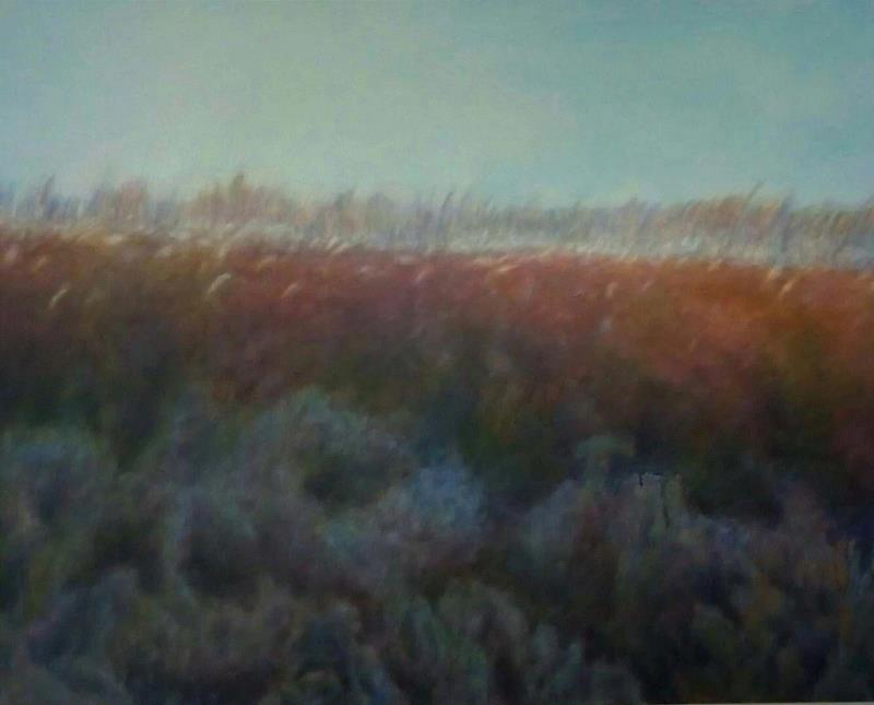 王小永 秋鸿似北风 80 x 100cm 布面油彩,2019陕西风景静物油画邀请展 | 艺术家书 · 第Ⅲ期,油画,陕西,静物,邀请展,西安美术馆,油彩,绘画,西安,美术馆,王小永