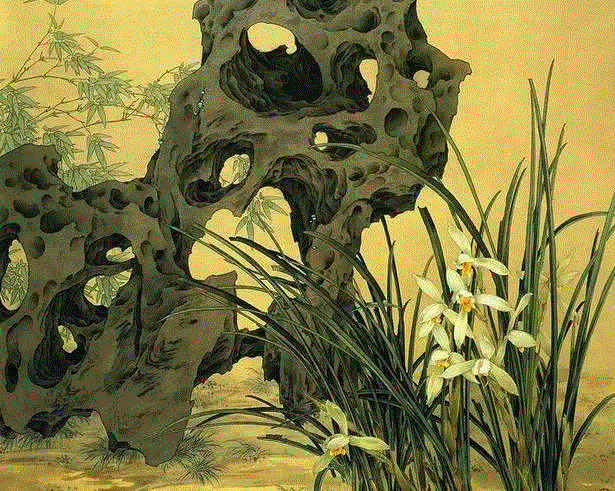 国画工笔兰花图，太美了！,工笔,兰花,国画,上方