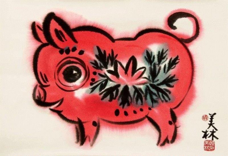 著名画家韩美林生肖作品,韩美林,生肖,上方,山东,天才,绘画,书法,雕塑,陶瓷,造诣