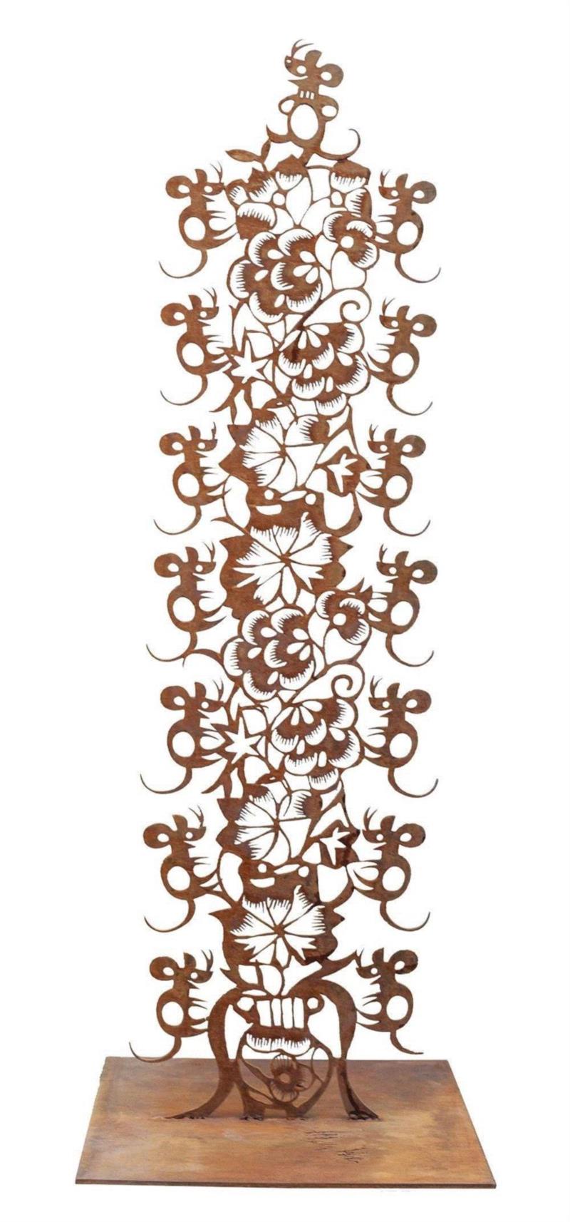 著名画家韩美林生肖作品,韩美林,生肖,上方,山东,天才,绘画,书法,雕塑,陶瓷,造诣