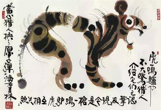 著名画家韩美林生肖作品,韩美林,生肖,上方,山东,天才,绘画,书法,雕塑,陶瓷,造诣