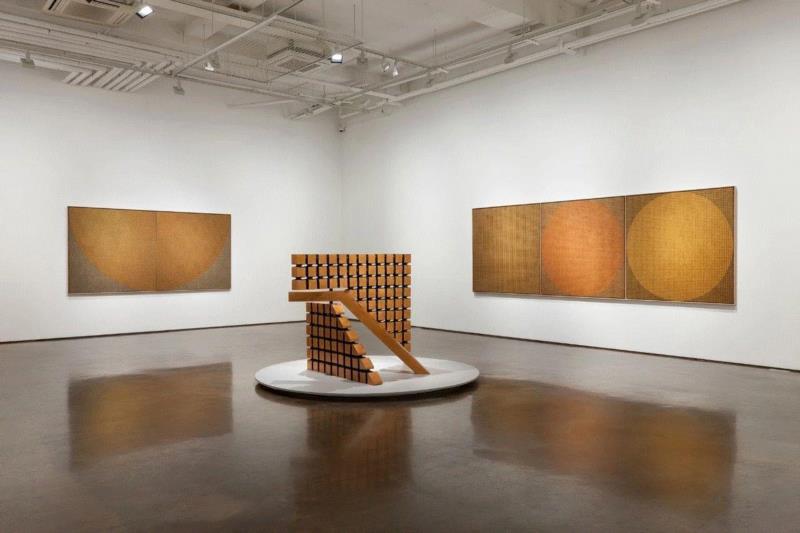 Installation view of Stranger Holding Two Win