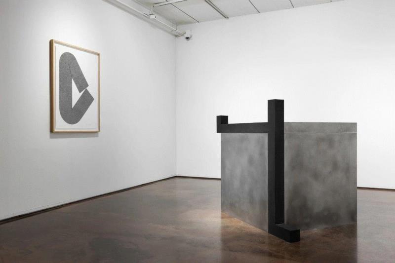 Installation view of Stranger Holding Two Win