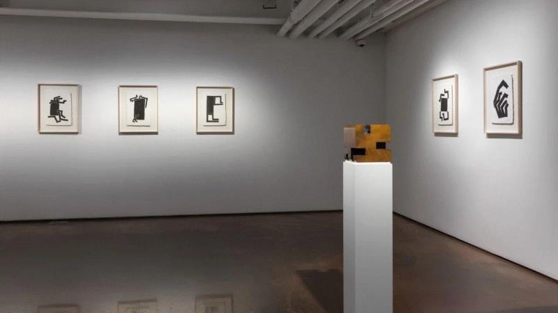 Installation view of Stranger Holding Two Win