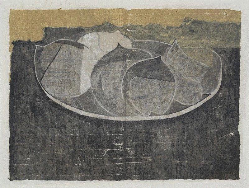 李涛  黑白日记2  纸本水墨  60×45cm  2018,美博展讯 | 经验的重构——2019水墨艺术邀请展  第三单元赏介,水墨,美博,展讯,重构,三单元,纸本,笔墨,硕士,吴笠帆,苗彤