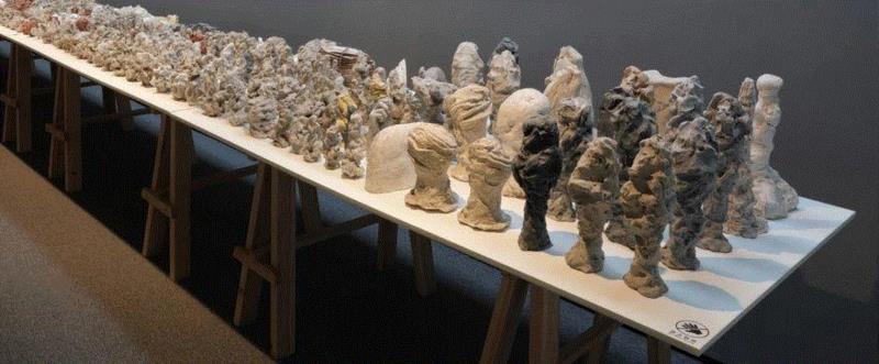 【园区空间】[ OCAT深圳馆 | 开幕回顾 ] “体系”：隋建国 2008-2018,隋建国,深圳馆,策展人,OCAT,雕塑,崔灿灿,展间,双年展,理论,阶段性