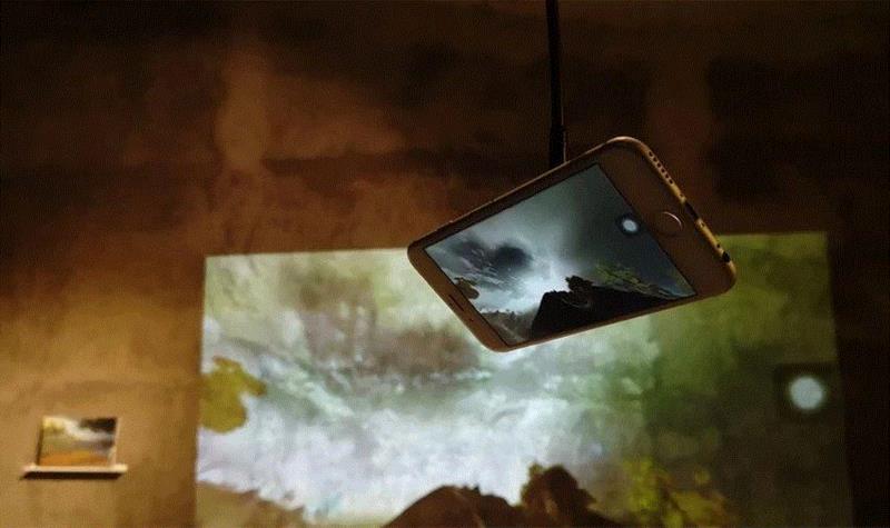 红海边的尼古拉_墙面投影动画_8分08秒_2017_截屏,穿越红海,红海,普桑,地点,尼古拉,Sea,胡若望,广隶,法国,地理,广州