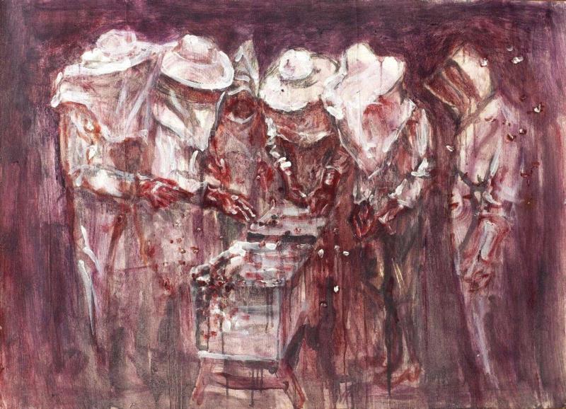 国家美术·封面丨罗荃木——喧嚣与静默,罗荃木,封面,油画,工作室,记忆,标本,藏品,版画,画室,材料