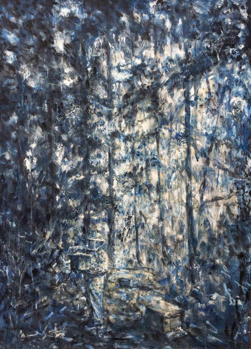 国家美术·封面丨罗荃木——喧嚣与静默,罗荃木,封面,油画,工作室,记忆,标本,藏品,版画,画室,材料