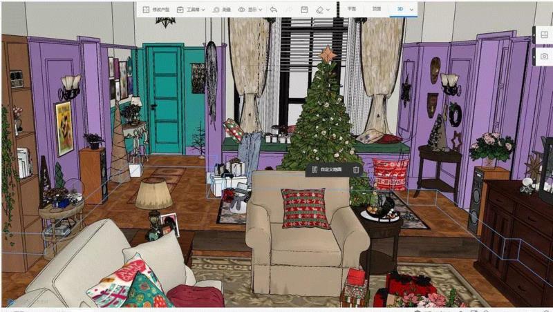 我自己动手做出了《老友记》里的公寓!,老友记,公寓,厨房,客厅,莫妮卡,颜色,楼主,豆瓣,效果图,剧照