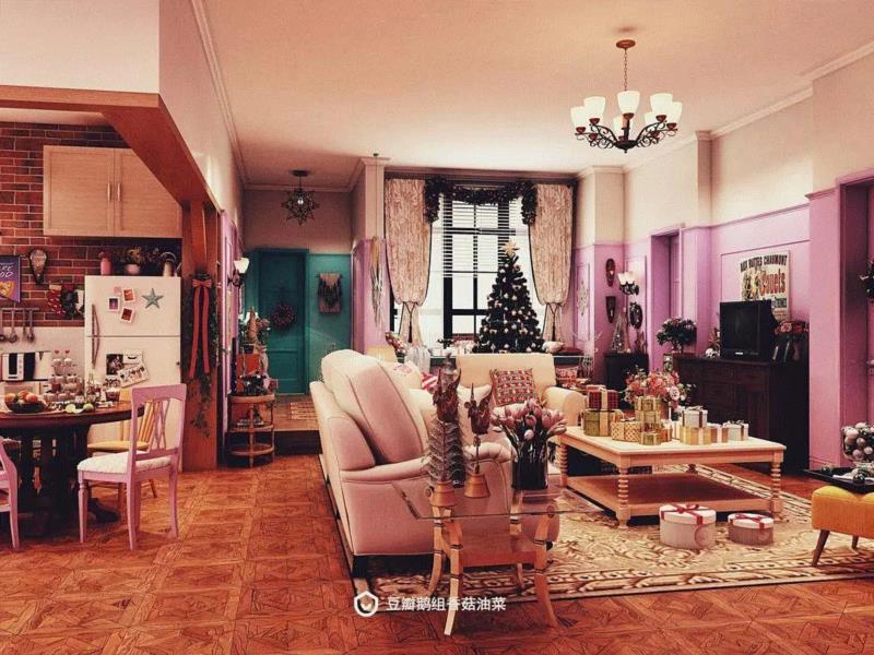 我自己动手做出了《老友记》里的公寓!,老友记,公寓,厨房,客厅,莫妮卡,颜色,楼主,豆瓣,效果图,剧照