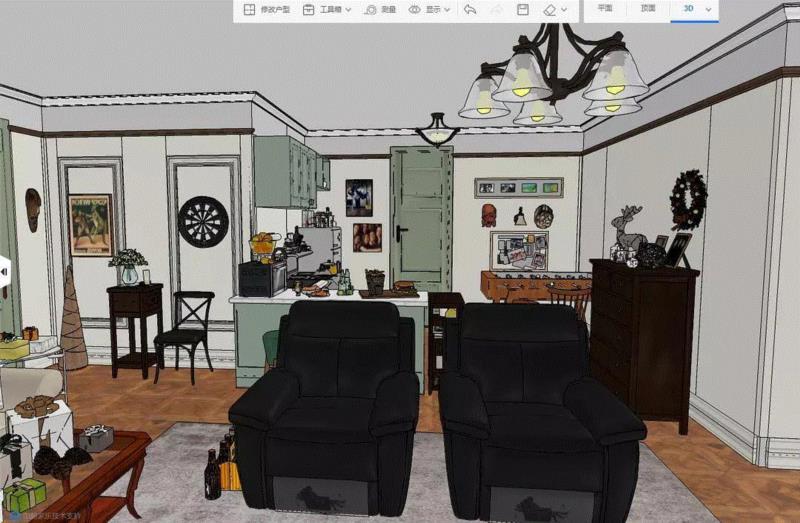 我自己动手做出了《老友记》里的公寓!,老友记,公寓,厨房,客厅,莫妮卡,颜色,楼主,豆瓣,效果图,剧照