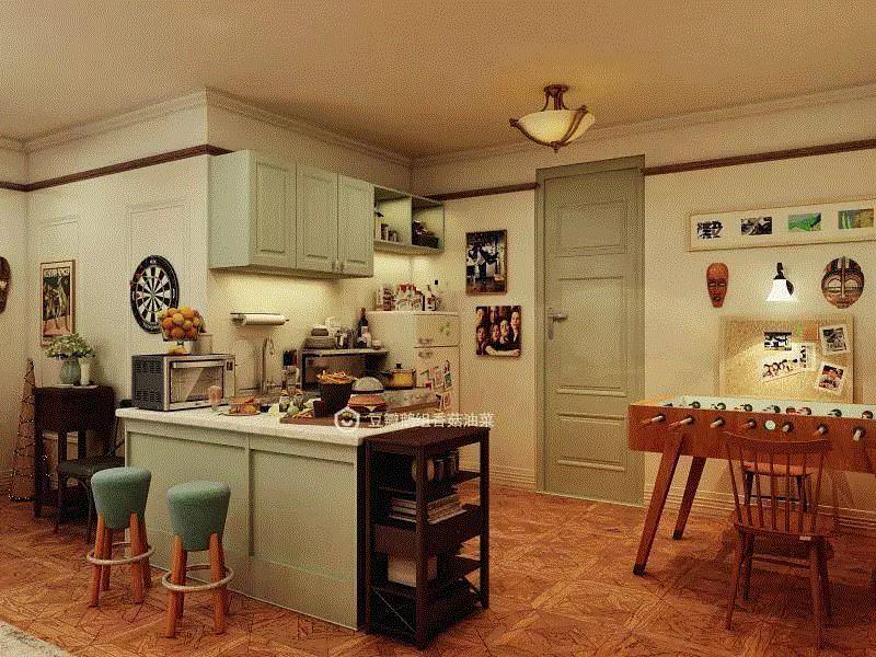 我自己动手做出了《老友记》里的公寓!,老友记,公寓,厨房,客厅,莫妮卡,颜色,楼主,豆瓣,效果图,剧照