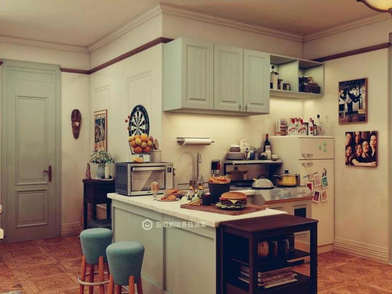 我自己动手做出了《老友记》里的公寓!,老友记,公寓,厨房,客厅,莫妮卡,颜色,楼主,豆瓣,效果图,剧照