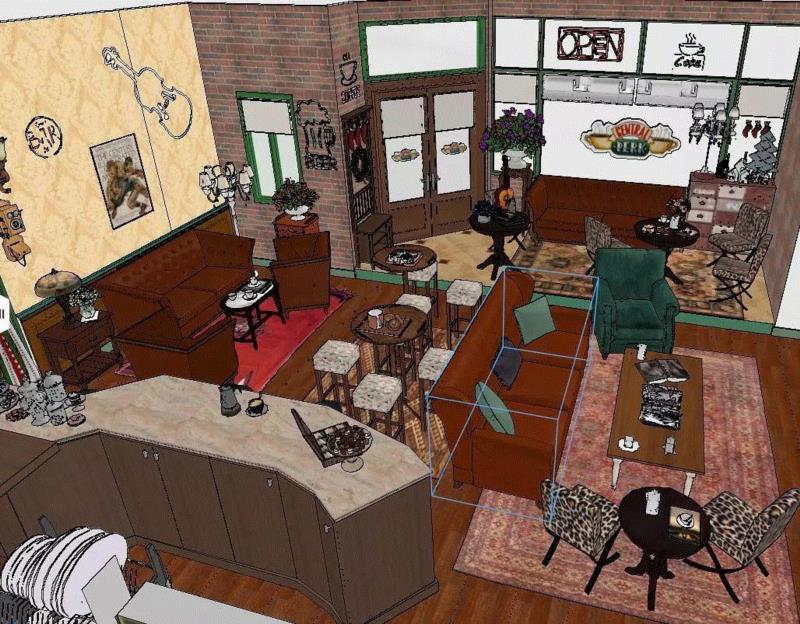 我自己动手做出了《老友记》里的公寓!,老友记,公寓,厨房,客厅,莫妮卡,颜色,楼主,豆瓣,效果图,剧照