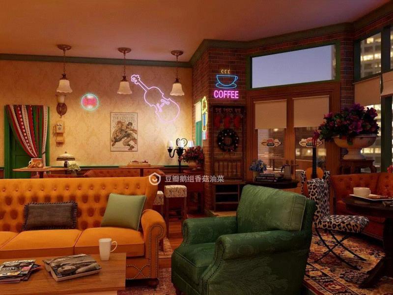 我自己动手做出了《老友记》里的公寓!,老友记,公寓,厨房,客厅,莫妮卡,颜色,楼主,豆瓣,效果图,剧照