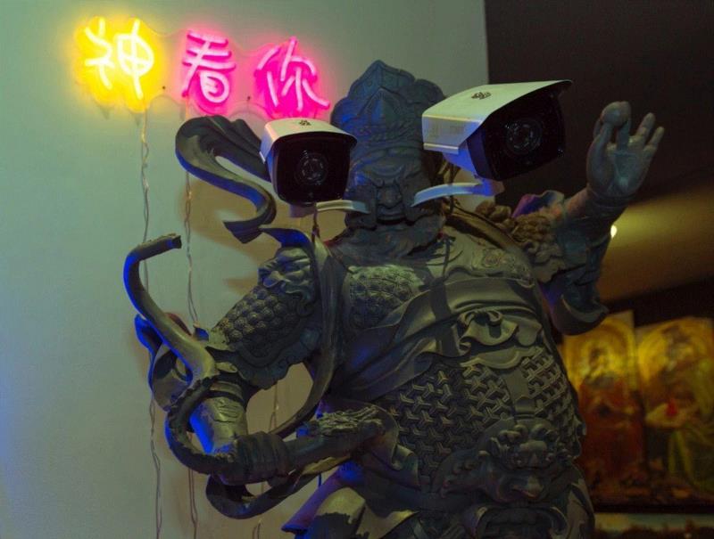 展览现场,陈研：从神话派对到人间幽会丨AMNUA零方案,神话,陈研,人间幽会丨AMNUA零,张钊瀛,幽会,南京,南京艺术学院美术馆,酒神,泰坦,AMNUA
