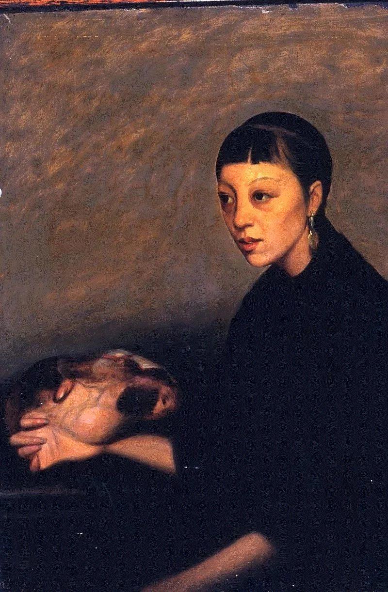 &nbsp;关乔昌的6号画像。图源：Yale University,一个清朝人笔下的畸形人间,画像,肿瘤,关乔昌,帕克,图源,医院,病人,肖像,拉赫曼,传教士