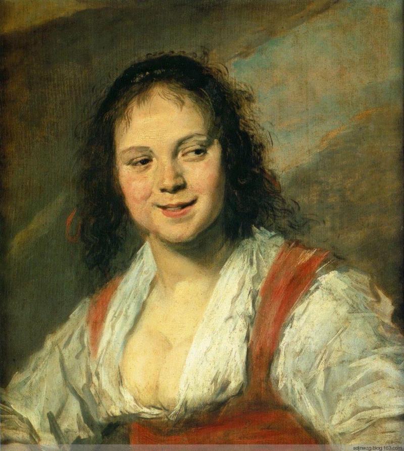 吉普赛女郎（约1582-1666 年）,绘画丨放荡不羁的肖像画大师哈尔斯,哈尔斯,绘画,人物,荷兰,画中,肖像,巴伯,官员,少女,女士