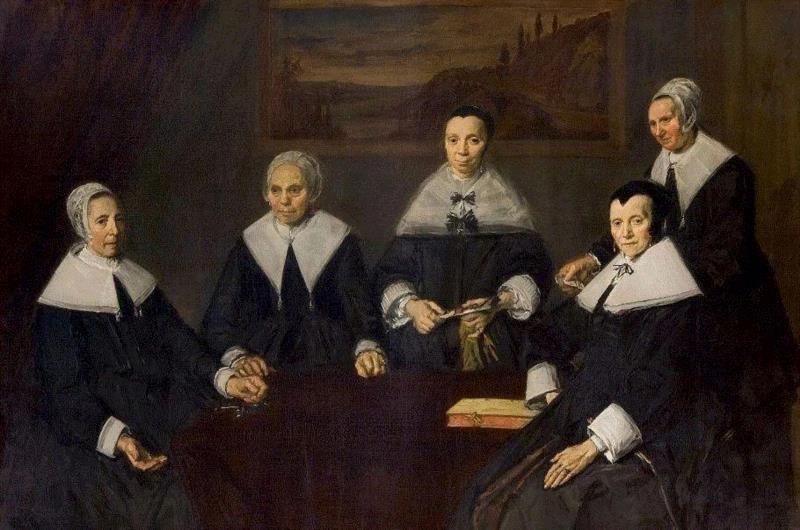 哈莱姆养老院的女管理员,绘画丨放荡不羁的肖像画大师哈尔斯,哈尔斯,绘画,人物,荷兰,画中,肖像,巴伯,官员,少女,女士