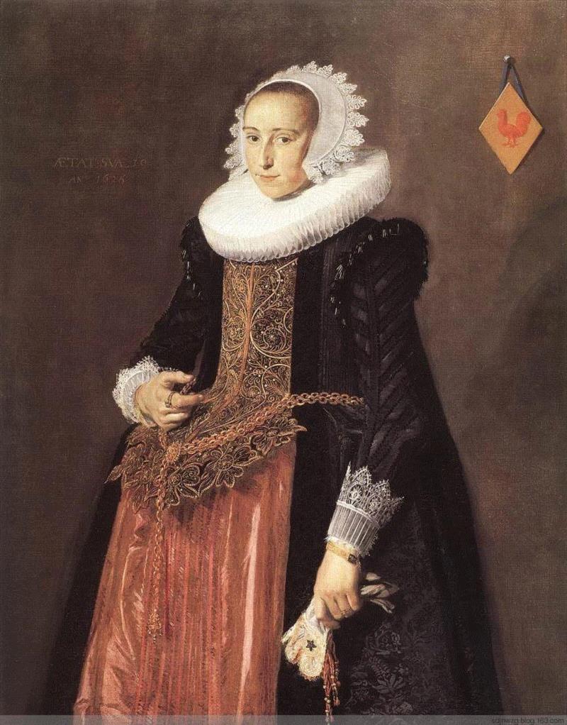 Portrait of Aletta Hanemans (1606-1653), bride of 
