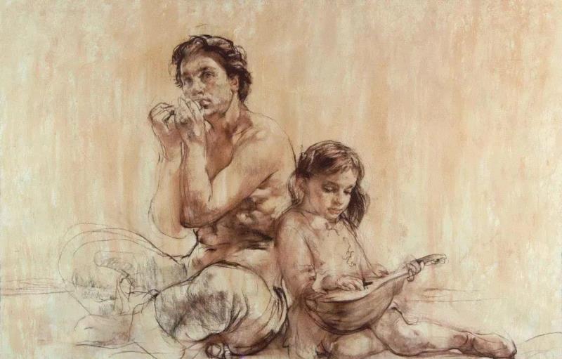 布洛欣高清素描分享,布洛欣,素描,尼古拉,肖像,上方,列宾美院绘画系教授俄罗斯艺术家联盟成员俄罗斯美术家协会,ASOPA,PSA,德米特里耶维奇,俄语