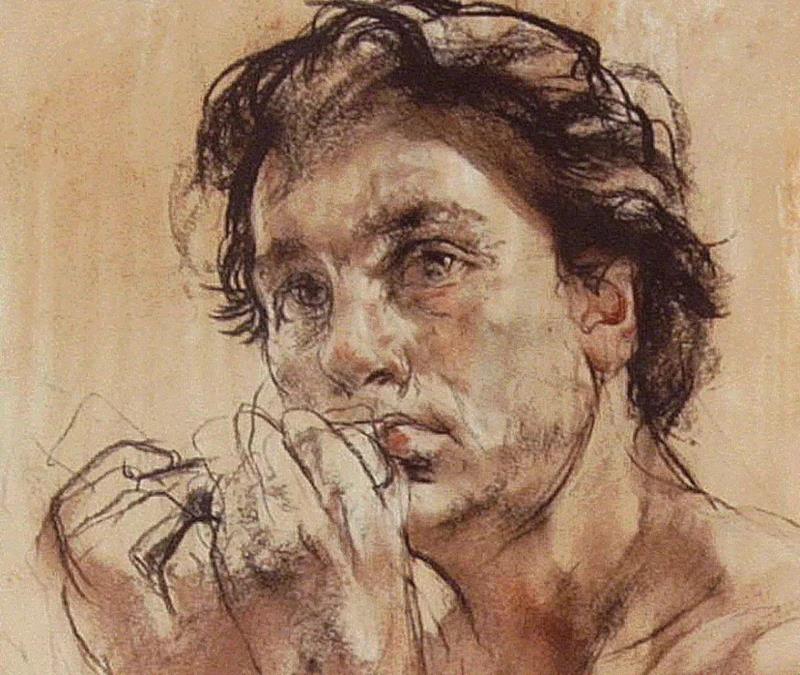 布洛欣高清素描分享,布洛欣,素描,尼古拉,肖像,上方,列宾美院绘画系教授俄罗斯艺术家联盟成员俄罗斯美术家协会,ASOPA,PSA,德米特里耶维奇,俄语