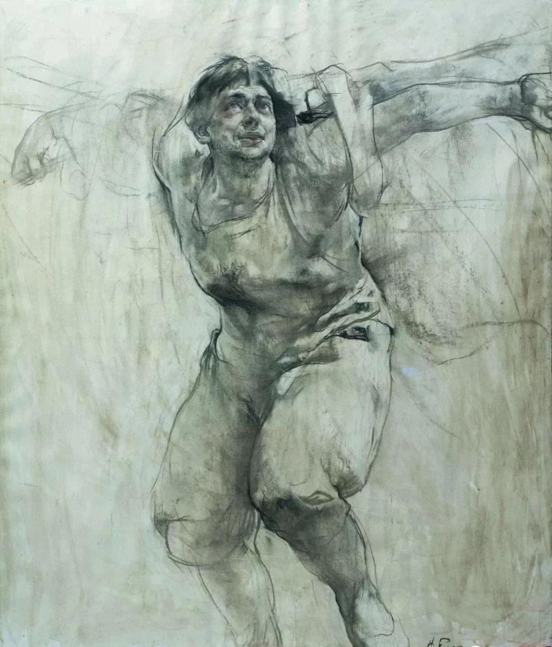 布洛欣高清素描分享,布洛欣,素描,尼古拉,肖像,上方,列宾美院绘画系教授俄罗斯艺术家联盟成员俄罗斯美术家协会,ASOPA,PSA,德米特里耶维奇,俄语