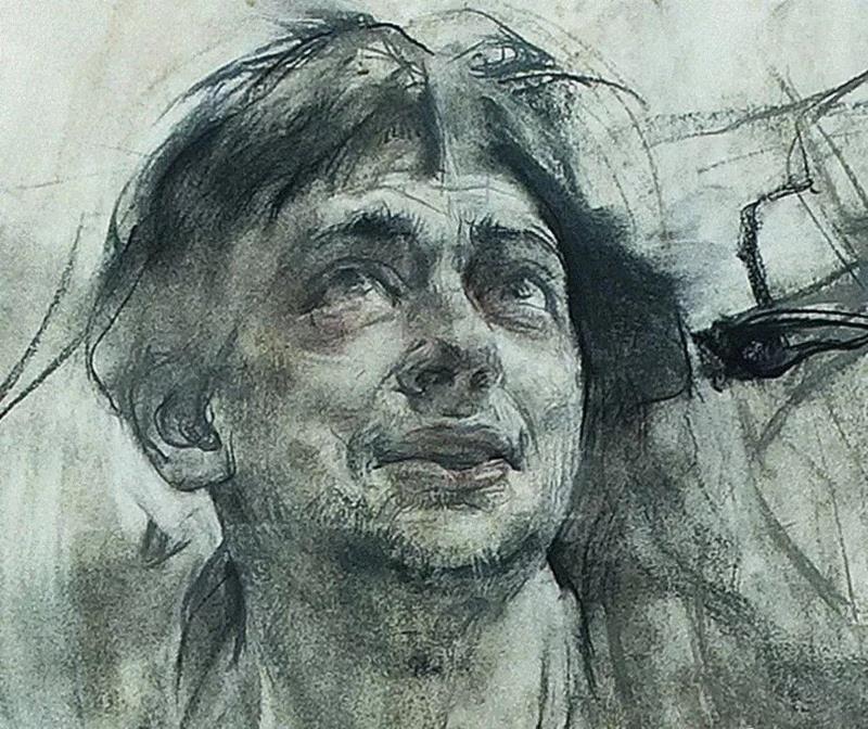 布洛欣高清素描分享,布洛欣,素描,尼古拉,肖像,上方,列宾美院绘画系教授俄罗斯艺术家联盟成员俄罗斯美术家协会,ASOPA,PSA,德米特里耶维奇,俄语