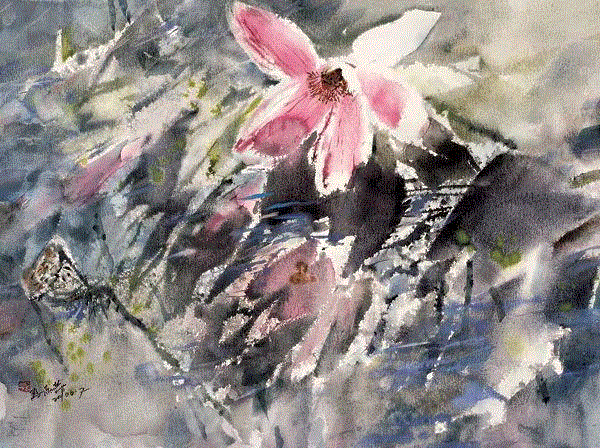 晨风 高志华 57x76cm&nbsp;,中国百年水彩精品,水彩,静物,人体,雨后,香港,晨光,西湖,梁文亮,范保文,初春