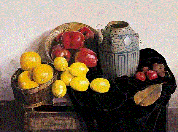 鲜果 刘寿祥 61x81cm&nbsp;,中国百年水彩精品,水彩,静物,人体,雨后,香港,晨光,西湖,梁文亮,范保文,初春
