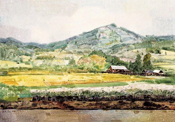 味象澄怀·绿山 孟宪德 36x50cm&nbsp;,中国百年水彩精品,水彩,静物,人体,雨后,香港,晨光,西湖,梁文亮,范保文,初春