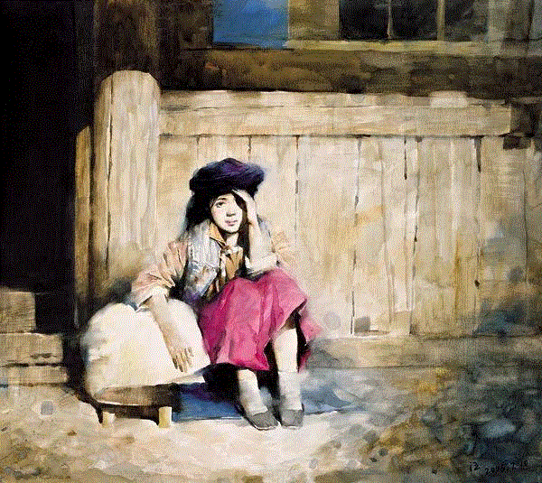 盼 汪晓曙 55x61cm&nbsp;,中国百年水彩精品,水彩,静物,人体,雨后,香港,晨光,西湖,梁文亮,范保文,初春