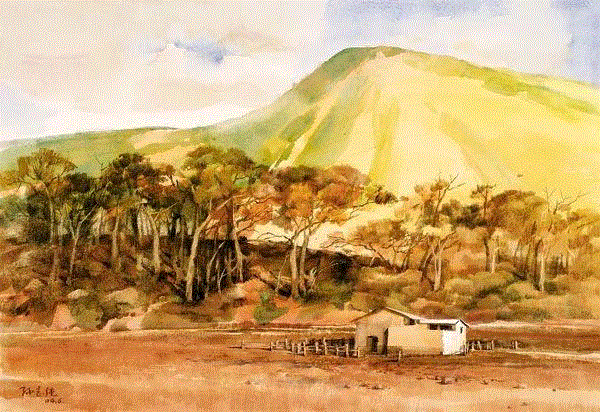 茶马古道 孙志纯 53x77cm&nbsp;,中国百年水彩精品,水彩,静物,人体,雨后,香港,晨光,西湖,梁文亮,范保文,初春