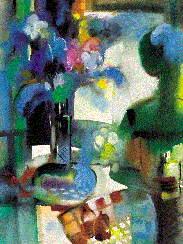 闲情系列 黄幸梅 77x57cm&nbsp;,中国百年水彩精品,水彩,静物,人体,雨后,香港,晨光,西湖,梁文亮,范保文,初春