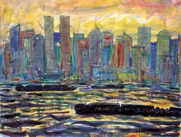 香港 钟铃 54x78cm&nbsp;,中国百年水彩精品,水彩,静物,人体,雨后,香港,晨光,西湖,梁文亮,范保文,初春