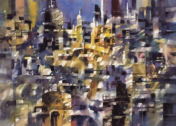 四季风景之十二 孙浩 39x54cm&nbsp;,中国百年水彩精品,水彩,静物,人体,雨后,香港,晨光,西湖,梁文亮,范保文,初春