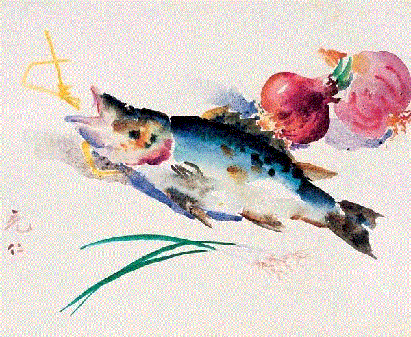 张充仁 静物 60年代 25x30cm&nbsp;,中国百年水彩精品,水彩,静物,人体,雨后,香港,晨光,西湖,梁文亮,范保文,初春