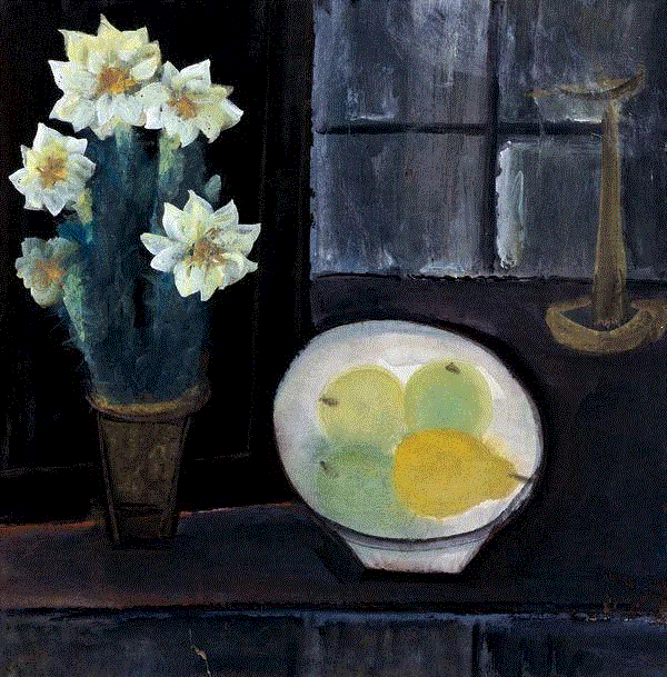 林风眠 油灯花果 1960 68x67cm&nbsp;,中国百年水彩精品,水彩,静物,人体,雨后,香港,晨光,西湖,梁文亮,范保文,初春