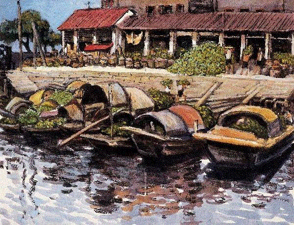 符罗飞 应市芭蕉 1961 35x45cm&nbsp;,中国百年水彩精品,水彩,静物,人体,雨后,香港,晨光,西湖,梁文亮,范保文,初春